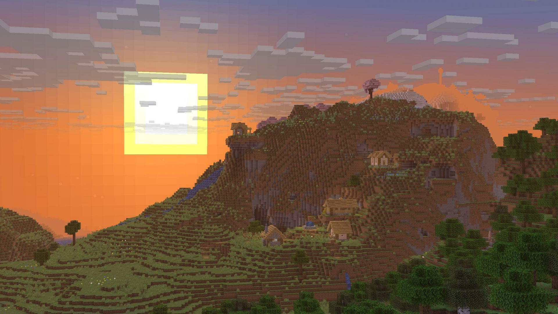 Cloud change (Image via Sportskeeda Gaming || Mojang Studios)